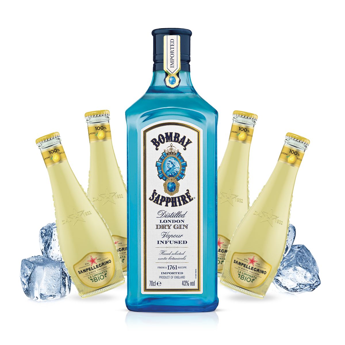 Bombay - Gin Lemon Kit - per 10 persone