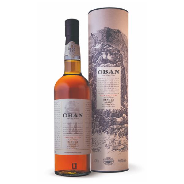 Oban Single Malt Scotch Whisky 14 Years Old (70 cl) Astucciato