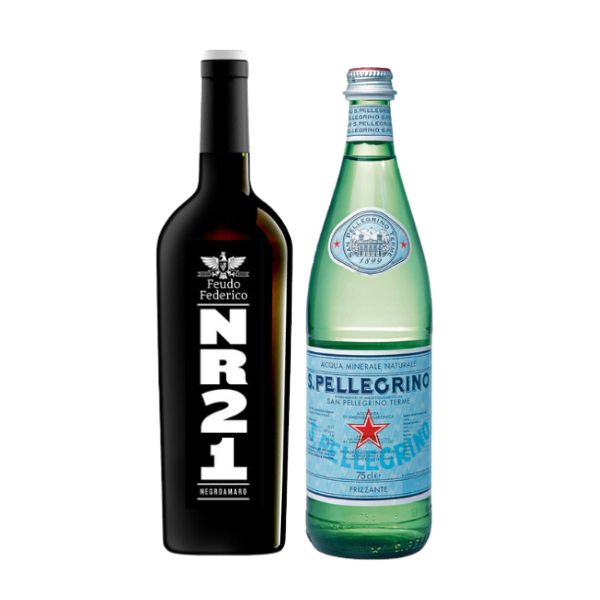 Negroamaro Salento IGT NR21 con S.Pellegrino