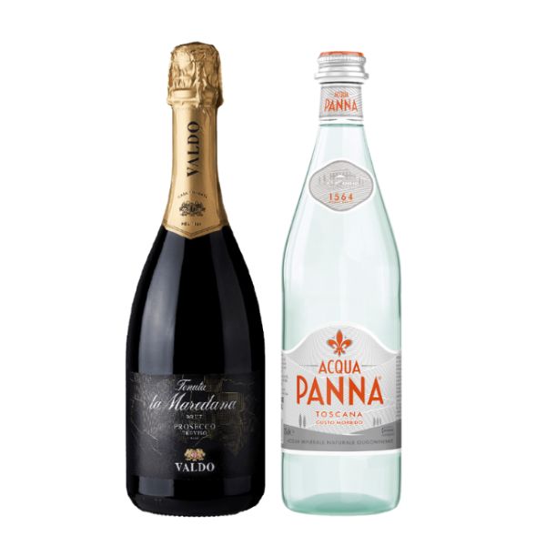 Prosecco Treviso DOC Tenuta La Maredana Brut con Acqua Panna