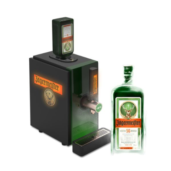 Jägermeister Tap Machine + 2 bottiglie di Amaro Jägermeister (70 cl)