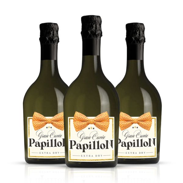 Box da 3 - Papillon Gran Cuvèe extra dry